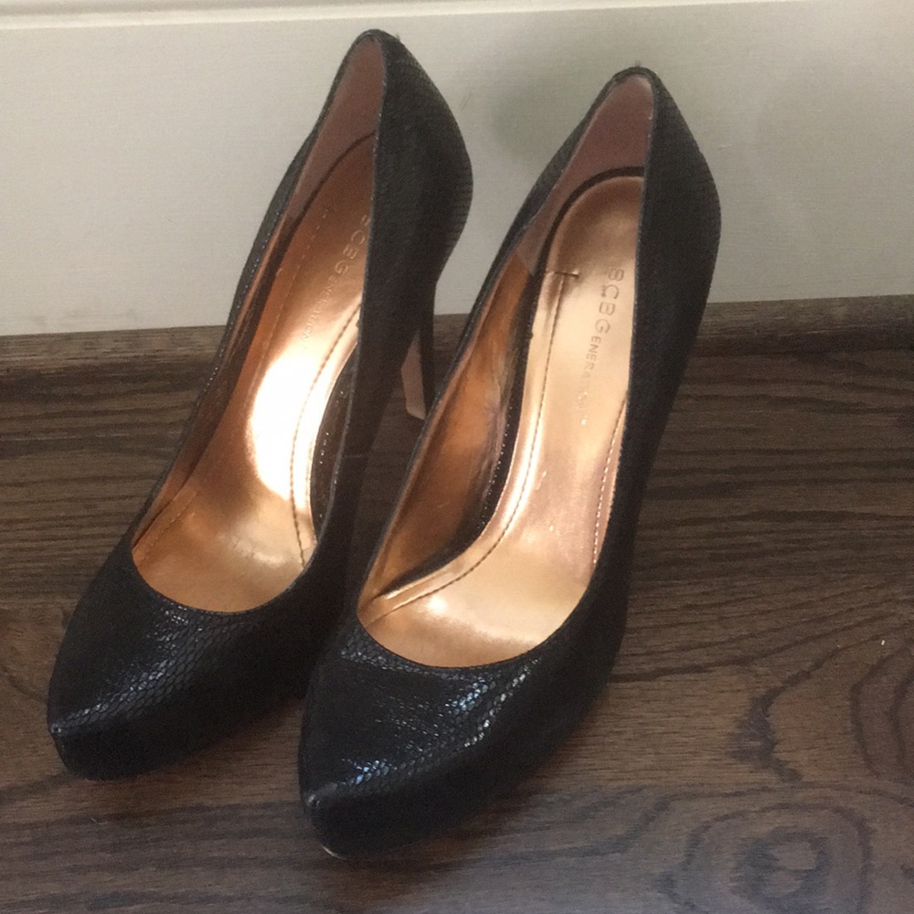 Black sequin heels!